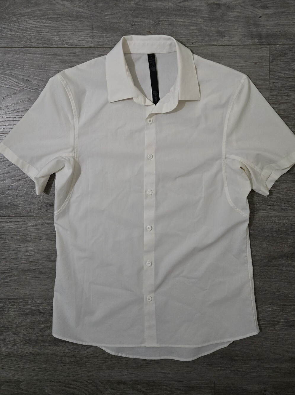 Lululemon White Short Sleeve Shirt - Men's Small
